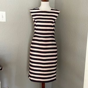 Banana Republic striped dress with matching jacket
